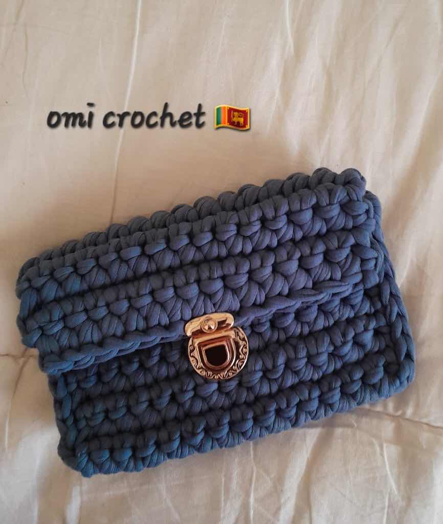 Crochet purse